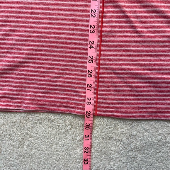 Nike Tiger Woods Polo Shirt Mens Large Red Stripes Golf Dri-Fit Embroidered Logo - Picture 12 of 12